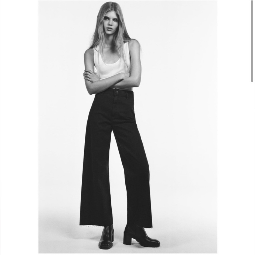 Zara Marine Black Pants NWOT Size 2